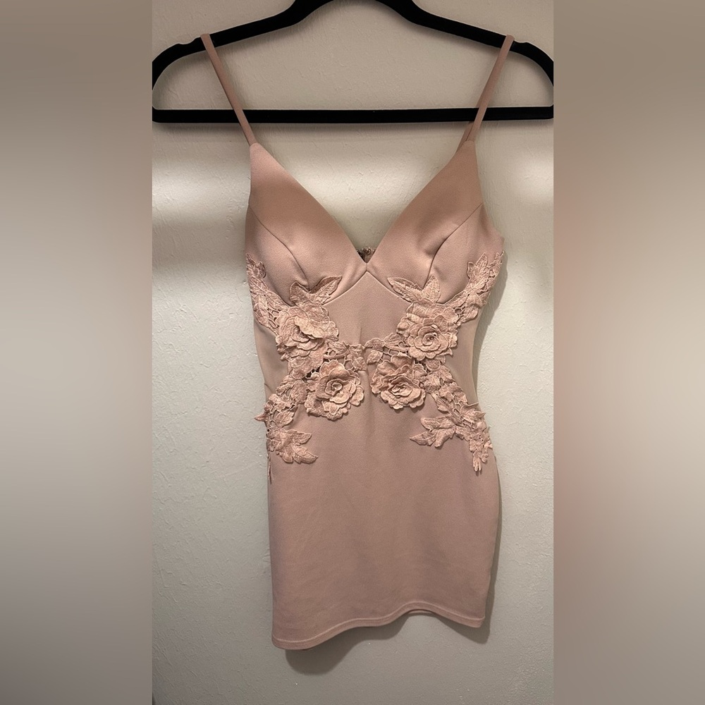 Fashon Nova XS small pale pink dress.
